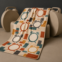 Couverture Polaire Personnalisée Imprimée en Sublimation – Motifs Renard Fennec, Fruit de la Passion, Dulcimer, Cricket, Manchose, Gelato – en Flanelle et Polyester