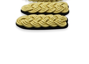 Cordon de fil de lingot Aiguillette épaulette épaulettes d'épaule pour accessoire de Costume de cadeau de Noël marine - Product Image 4