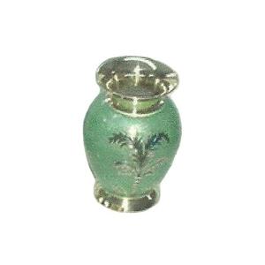 Florero de latón de alta calidad con grabado, acabado verde y dorado para decoración del hogar, florero de Decoración de mesa - Product Image 1