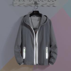 Plus Size <b>Light</b> Breathable Skin Sun protection Clothing Protection Hoodie Zip up Windbreaker Running <b>Fishing</b> Cycling Hoodies - Product Image 5