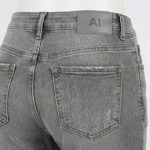 Jeans Casuales de Primera Calidad para Mujer, Pantalones Vaqueros Cómodos y Elegantes con Decoración de Botones, Servicio OEM de Invierno, Ropa de Calle - Product Image 5