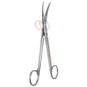 La meilleure qualité de Zelmi Surgical 6.75 ''pointe émoussée Mayo dissection ciseaux anneau poignée base incurvée acier inoxydable chirurgical - Product Image 1
