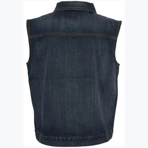 Chaleco Vaquero para Hombre, Nuevo Diseño, Transpirable, Informal, Sin Mangas, con Múltiples Bolsillos, Cuello Camisero - Product Image 2