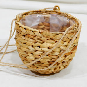 Colgador de plantas hecho a mano ecológico Artex Dong Thap con cuerda de yute, jacinto de agua tejido para decoración del hogar - Product Image 6