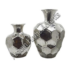 Axiom แจกันดินเผาที่เน้นบ้านหรูหราเคลือบใสสำหรับต้นไม้ในร่มดอกไม้ที่ทันสมัยการตกแต่งสวนสำเนียงที่สวยงาม - Product Image 4