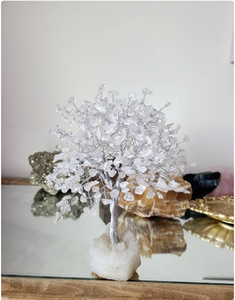 Árbol de piedras preciosas de cuarzo transparente, Natural, para buena suerte, bonsái, venta al por mayor - Product Image 2