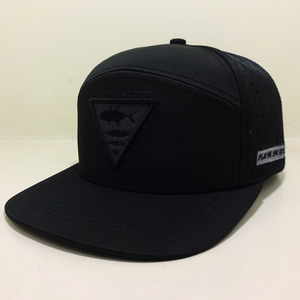 Sombrero impermeable de 6 paneles, venta al por mayor, gorras con logotipo personalizado, sombrero deportivo perforado cortado con láser, parche bordado, gorra Snapback, sombreros de Golf para hombres - Product Image 1
