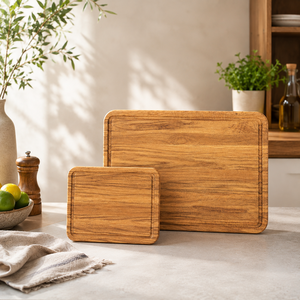 Planche à découper en bambou pour la sécurité alimentaire avec rainure pour les jus, écologique et durable, compatible lave-vaisselle, vente en gros à bas prix - Product Image 4