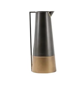 Florero de aluminio muy vendido, decoración de boda con acabado pulido para sala de estar, florero de mesa de Metal moderno - Product Image 6