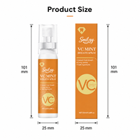 Spray Bucal Probiótico con Vitamina C, 20 ml, Tamaño Viaje, Sabor a Menta, Refrescante Bucal, Listo para Enviar