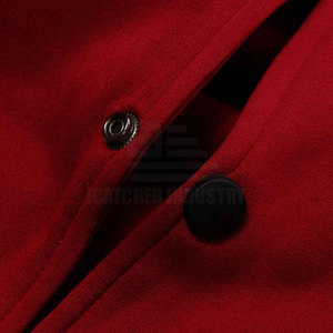 Chaqueta con letras de estilo único Chaqueta con letras personalizada Precio bajo Chaqueta con letras de la mejor calidad - Product Image 3
