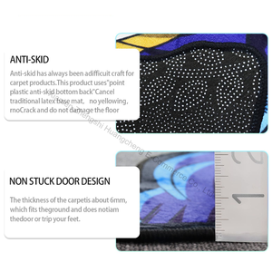 Tapis d'anime doux et moelleux faits à la main en forme personnalisée en gros, résistants aux taches, résistants à la décoloration, lavables pour la décoration de la maison - Product Image 6