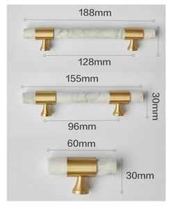 Tirador de Mármol Pulido de Primera Calidad Estilo Amor para Muebles, Tirador Pequeño para Cajones y Puertas de Porche - Product Image 4