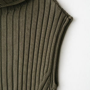 ZATRHMBM Autumn <b>Women's</b> Clothing 2025 New Fashion High Collar Knitted <b>Vest</b> Retro Casual Sleeveless Versatile <b>Women's</b> <b>Vest</b> - Product Image 5