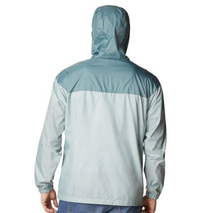 Chaqueta Cortavientos de Invierno con Capucha de Lona para Hombre, Talla Grande, Transpirable, con Logotipo Frontal, Ecológica - Product Image 2