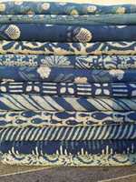 Offre Spéciale à la mode main bloc impression tissu 100% coton indien tissu pour robe faisant tissu à la main en cours d'exécution matériel fabricant