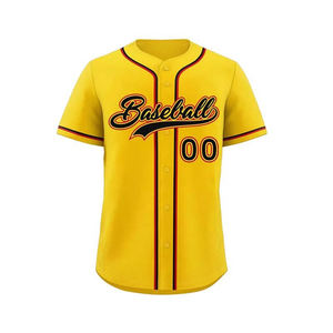 Uniforme de Béisbol Estampado de Fábrica OEM para Verano, Secado Rápido, Ajuste Cómodo, Alto Rendimiento, 100% Poliéster, Logotipo Personalizado - Product Image 3