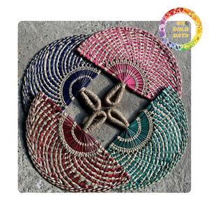 Vente en gros ventilateur à main en jonc de mer du Viet Nam | Resort/Décoration et cadeau pour maison/bureau | Approvisionnement en vrac de l'usine - Product Image 1