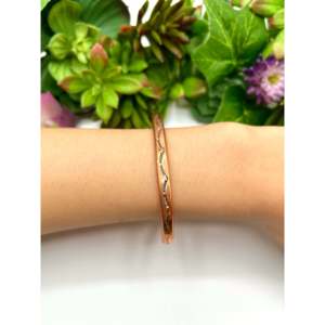 Navajo Handmade Fashion <b>Copper</b> Cuff <b>Bracelet</b> - Product Image 5