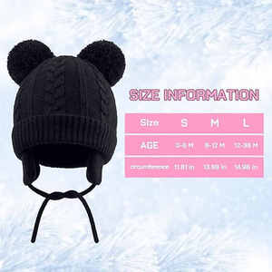 Popular Arrival Winter Warm <b>Waterproof</b> High Quality Adjustable <b>Beanie</b> Caps Custom Logo Outdoor 100% Acrylic Breathable Unisex - Product Image 6