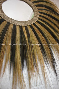 Minimalist Decorative Grass Broom <b>Vintage</b> Rustic <b>Mirror</b> Wall Hanging Round Custom Size Vietnam KING CRAFT VIET - Product Image 4