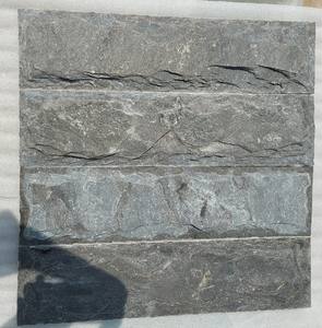 Mushroom Finish Indian Monsoon Black <b>Sandstone</b> Outdoor Farmhouse Facade Paving Stone Cladding 15x30/60cm 30-40mm Thick Durable - Product Image 5