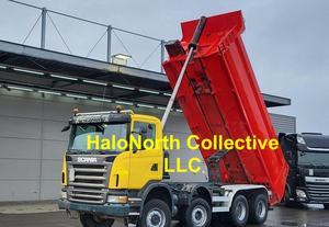 Camión Volquete Scania G420 8X6 de 2008, con Volante a la Izquierda, Transmisión Manual, Motor Diésel Euro 4, Usado, Mini Camión Eléctrico - Product Image 4