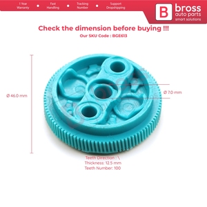 BGE613 เกียร์มอเตอร์ปัดน้ำฝนด้านหลัง 55079213AB สำหรับปี 2011-2013 - Product Image 5