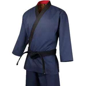 2025 uniforme de artes marciales personalizado karate judo GI tela de seda de algodón OEM entrenamiento ligero traje de lucha ropa deportiva duradera - Product Image 2