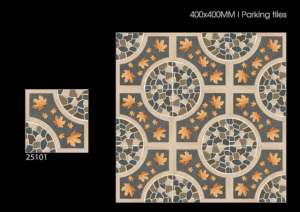 Outdoor Use Matt Finish Ceramic Parking Tiles 40x40cm 400x400mm <b>Flooring</b> for Driveway Patio and Vehicle Areas - Product Image 4