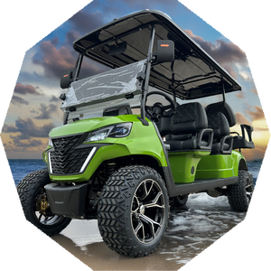 Venta al por mayor 4 + 2 Asiento Eléctrico Golf Buggies 48V Batería de Litio 4 Ruedas Carro de Golf de Lujo - Product Image 4