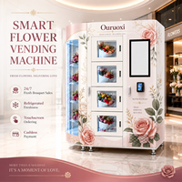 Distributeur automatique de fleurs Ouruoxi, nouvelle tendance, pour utilisation en métro, distributeur de fleurs fraîches à vendre