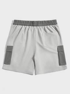 Shorts cargo pour homme de haute qualité, style streetwear, avec poche à rabat colorée, cordon de serrage à la taille, pour l'été - Product Image 6