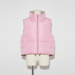 Gilet matelassé sans manches fin en nylon 2026 pour homme, coupe-vent respirant, grande taille, logo frontal, veste d'hiver - Product Image 3