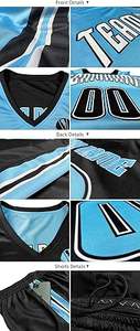 Uniforme de Baloncesto Personalizado, Conjunto de Camiseta Corta con Botones, Logotipo Bordado Sublimado, Ropa Deportiva Profesional Unisex de Secado Rápido - Product Image 6