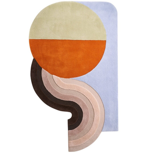 Eclectic Contemporary <b>Abstract</b> Scandinavian Luxury Hand Tufted Mid Century Modern Designer <b>Rug</b> Carpet Handmade Area <b>Rugs</b> Sets - Product Image 3