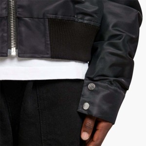 Chaqueta bomber de hombre de alta calidad y precio al por mayor, cortavientos cómodo para adultos, servicios OEM disponibles - Product Image 2