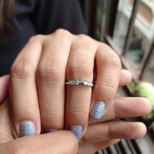 Anillo de Compromiso con Corte Redondo y Diamante Cultivado en Laboratorio, con Plata 925 y Oro Rosa - Product Image 5