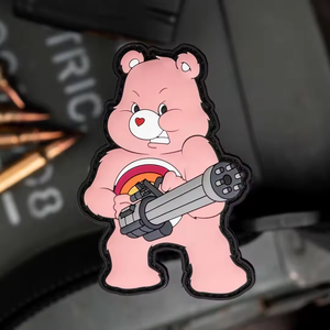 2024 parches de gancho de goma tácticos hechos a mano de alta venta para exteriores 3D PVC modelo Animal insignia lentejuelas RPG Bazooka parche para coser - Product Image 5