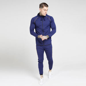 Ensemble de survêtement en polaire léger pour homme, veste à capuche zippée, pantalon, ensemble de jogging de sport, course à pied, streetwear tendance - Product Image 1