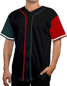 Jersey de béisbol para hombre, camisetas Premium de Hip Hop con botones, uniforme deportivo, camiseta de béisbol - Product Image 4