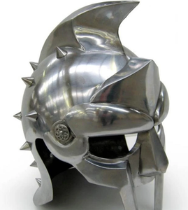 <b>Gladiator</b> Play Spartan Helmet Soldier Battle Medieval <b>Costume</b> Cosplay Greek Sparta Ancient Roman Corinthian Steel - Product Image 1