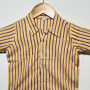 Elegant Kids Boys Striped Printed Cotton Casual <b>Shirt</b> With Collar | Summer Short Sleeve <b>Button</b> Down <b>Shirt</b> - Product Image 4