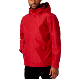 Men's 100% Polyester 3-Layer Windbreaker Hoodie Casual Outdoor Waterproof Jacket Zipper Closure Plus Size Breathable Plain - Product Image 1
