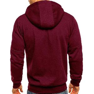 Sudaderas Largas Cómodas para Hombre, Color Personalizado, 100% Algodón, Sudaderas con Cremallera, Ropa de Moda, Sudaderas Ajustadas con Cremallera para Venta en Línea - Product Image 4