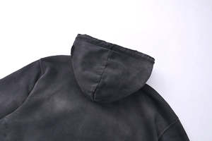 400 GSM เสื้อมีฮู้ดโอเวอร์ไซส์สำหรับผู้ชายเสื้อมีฮู้ดผ้าคอตตอนผ้าฟลีซไหล่ปล่อยบ็อกซี่ใส่ได้ทั้งชายและหญิง - Product Image 6