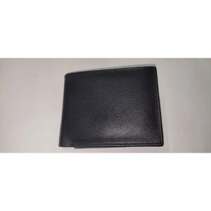 Cartera de Hombre BS INTERNATIONAL de Cuero Genuino Premium, Impermeable, con Diseño de Estrellas, Cierre Abierto, Decoración de Letras, para Efectivo o Regalo - Product Image 6