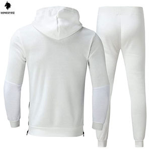 ชุดวอร์มแนววิ่งแนววินเทจสำหรับผู้ชายชุดวอร์มแนวเรียบง่ายเอวยางยืดสำหรับใส่กลางแจ้ง - Product Image 5