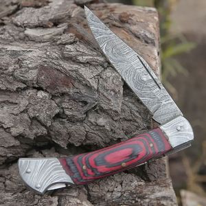 Cuchillo de bolsillo plegable de supervivencia al aire libre multifuncional hecho a mano personalizado mejor precio cuchillos plegables con madera - Product Image 2