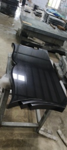 Dalles de granit durables et écologiques gravées brun moderne, sol de la cour de l'hôpital, cuisine, villa, salle de bains, salon hôtelier - Product Image 2